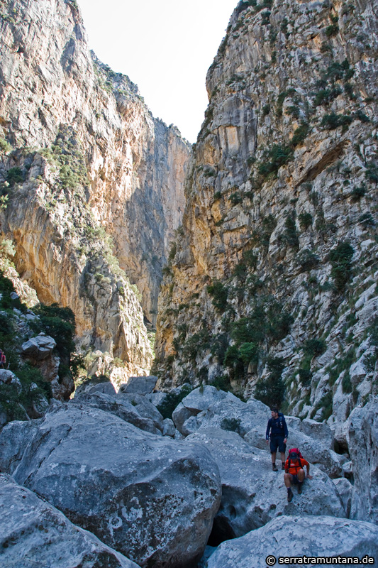 Die Schlucht "Torrent de Pareis"